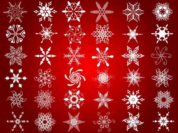 Snowflake designs — Stock Photo, Image