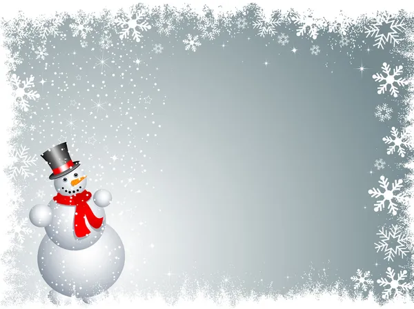 Sneeuwpop achtergrond — Stockfoto