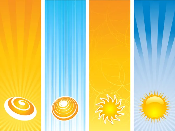 Summer banners — Stock Photo, Image
