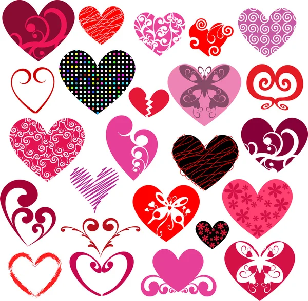Decorative hearts — Stock Photo, Image