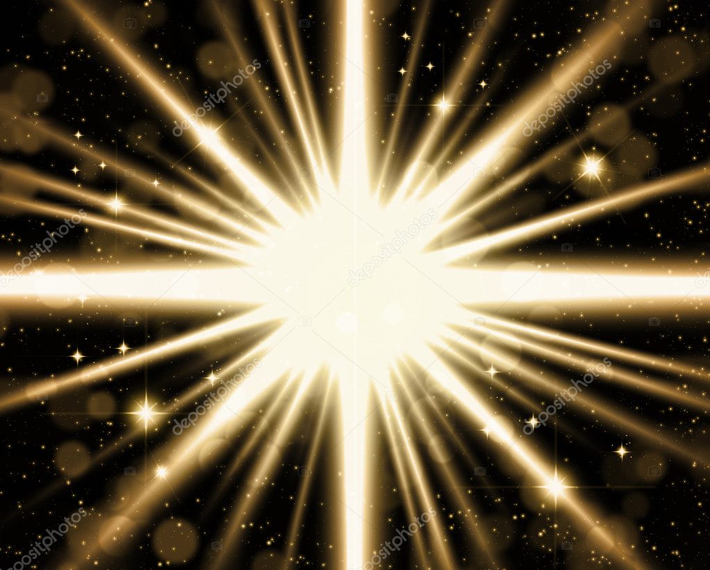 Abstract star burst background