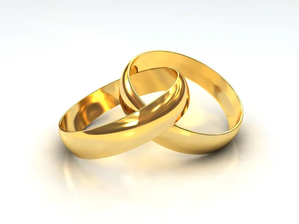 Anéis de casamento Fotografias De Stock Royalty-Free