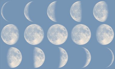 Moon Phases - day clipart