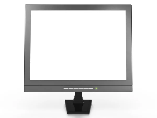 LCD Plazma pc monitor przód — Zdjęcie stockowe