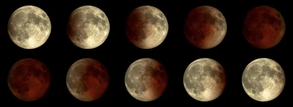 Moon Eclipse — Stock Fotó