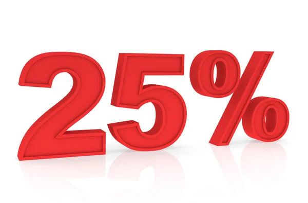 Desconto 25% — Fotografia de Stock