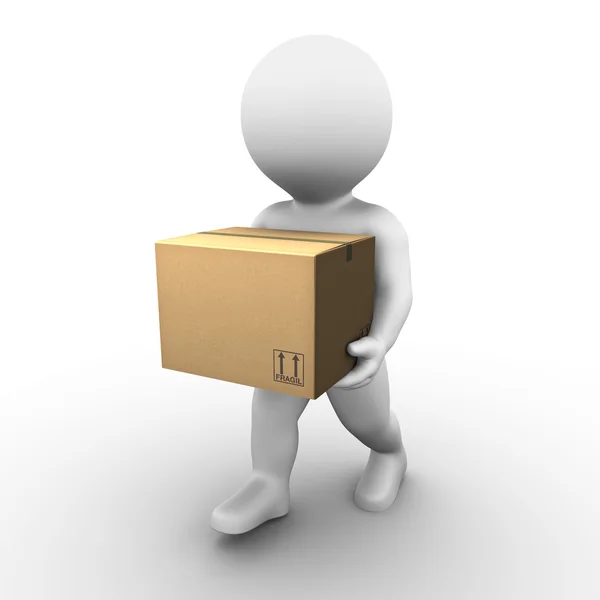 Cardboard Box - Bobby Series — Stock Photo, Image