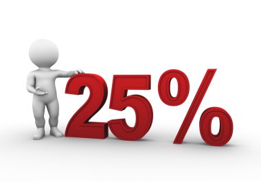 Percent 25 - Bobby Series clipart