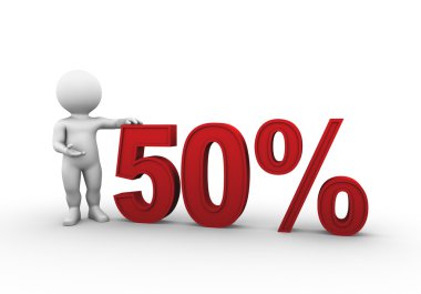 Percent 50 - Bobby Series clipart