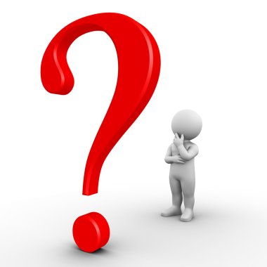 Big question mark - Bobby Series clipart