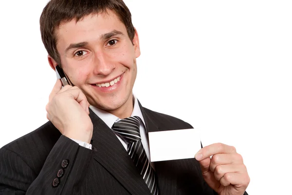 stock image Business hands, man in suit