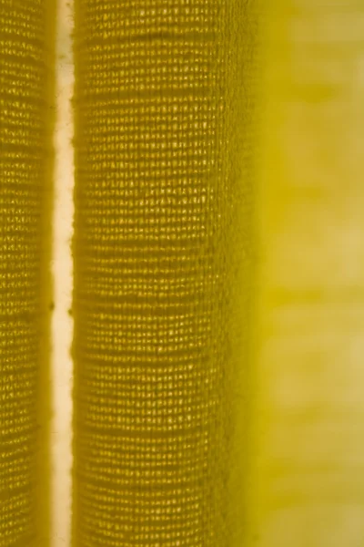 Textuur van katoen gordijnen sloot — Stockfoto