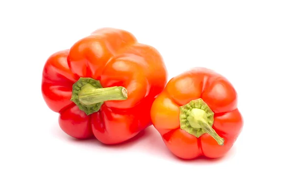 Red Sweet Pepper Isolated White Background — Stock Photo, Image