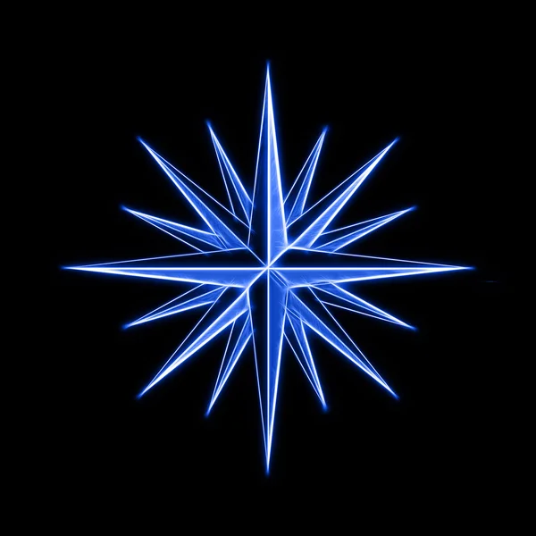 stock image Blue star