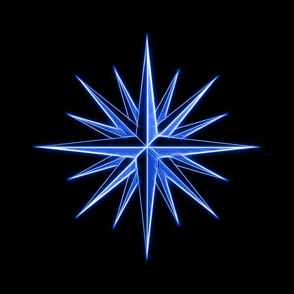 Блакитна зірка Ліцензійні Стокові Зображення