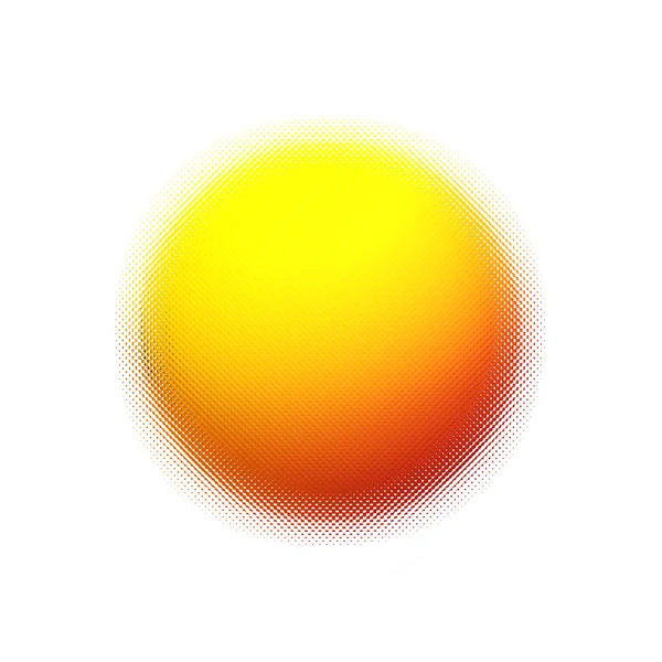 Orange Halftone cerc blur — Fotografie, imagine de stoc
