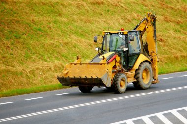 Construction machinery clipart