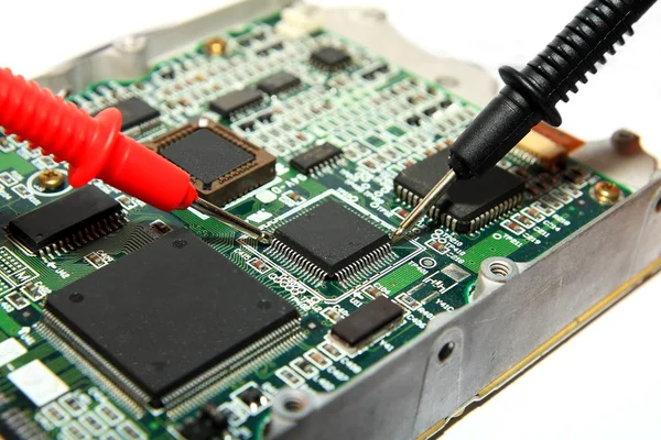 Testing circuit board — Stock Photo, Image