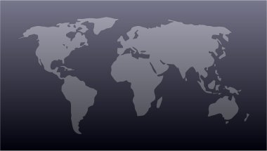 Vector - World map clipart