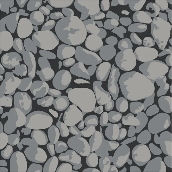 Vector - Gravel - background gray and black — Stock Vector