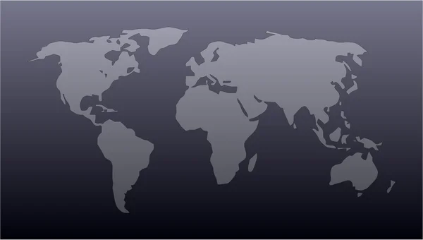 Вектор - карта світу — стоковий вектор