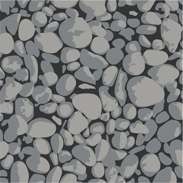 벡터-자갈-배경 회색 및 검정 — 스톡 벡터