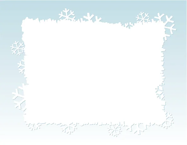 Kış arka plan ile kar taneleri Vektör formatında