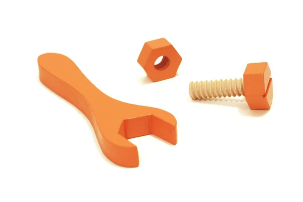 Narancssárga Fajáték Eszközök — Stock Fotó