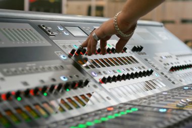 Mixing console clipart