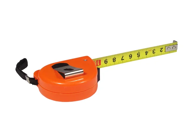 A ferramenta de medição uma roleta — Fotografia de Stock