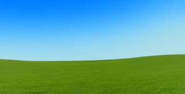 Green carpet on the hills clipart