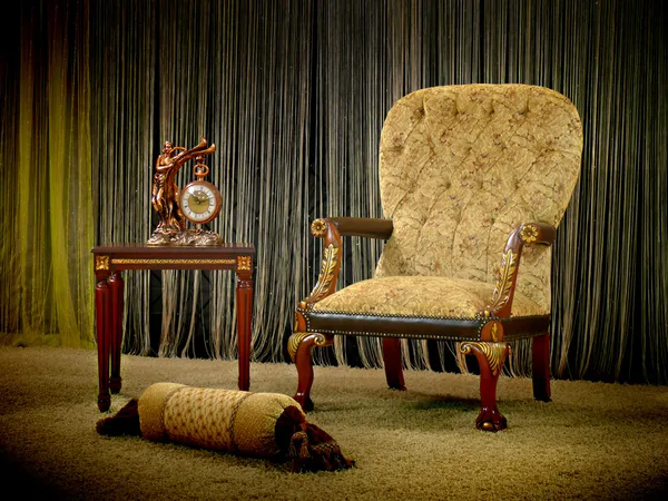 复古扶手椅 — 图库照片