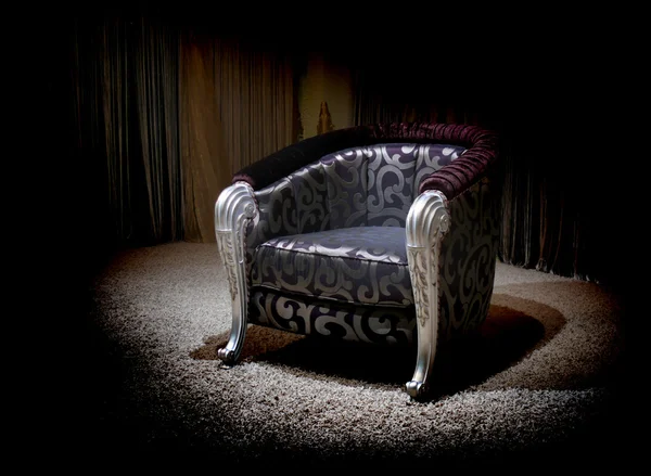 Lilac armchair — Stock Photo, Image