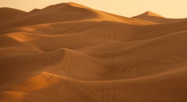 Big dune in the desert clipart