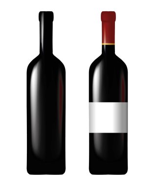 Wine bottles clipart