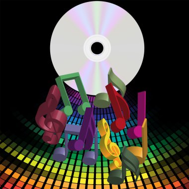 müzik parti arka plan