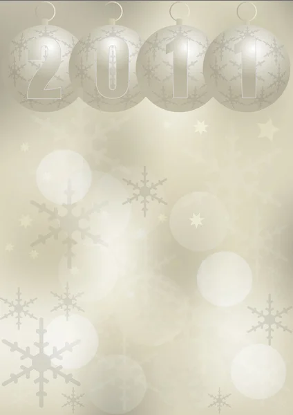 Christmas / New Year Background — Stock Vector