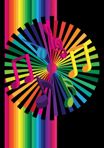 Multicolor part bakgrund — Stock vektor