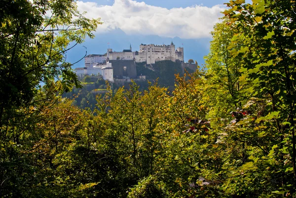 Salzburg, österreich - blick vom kapuzinenberg — Stockfoto