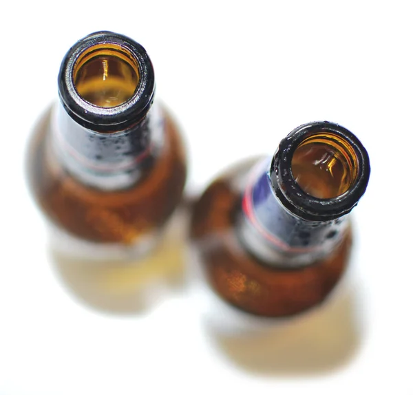Boş bira şişeleri — Stok fotoğraf