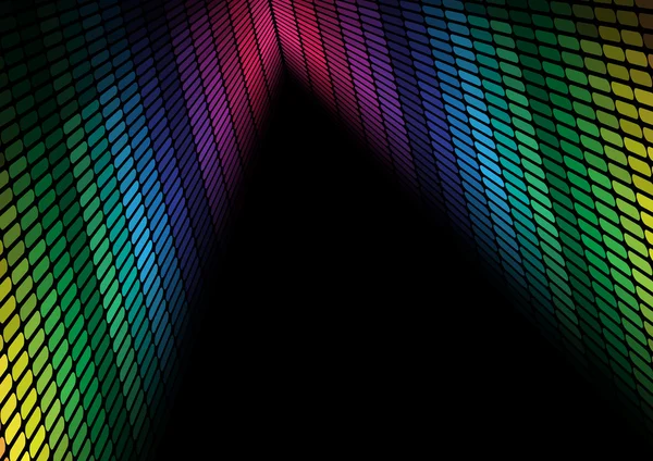 Contexte abstrait - Égaliseur multicolore — Image vectorielle