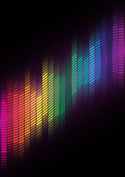 Abstrakt bakgrund - multicolor equalizer — Stock vektor