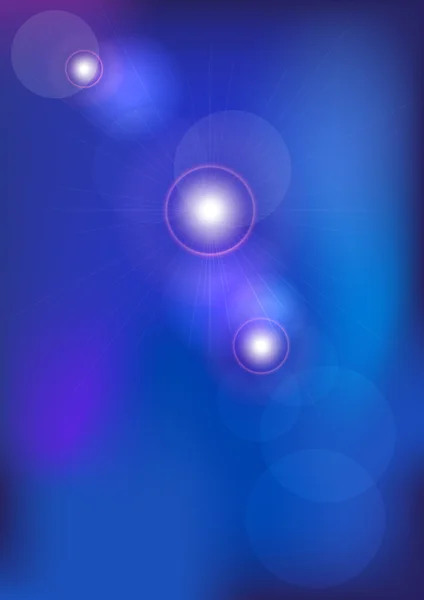Ciel bleu bokeh — Image vectorielle