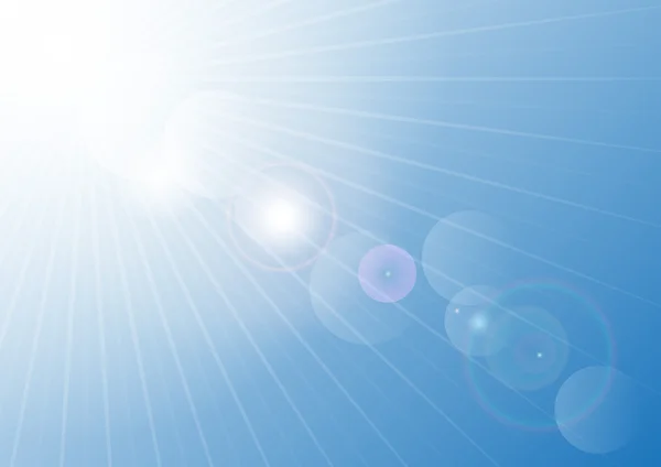 Ciel bleu d'été — Image vectorielle