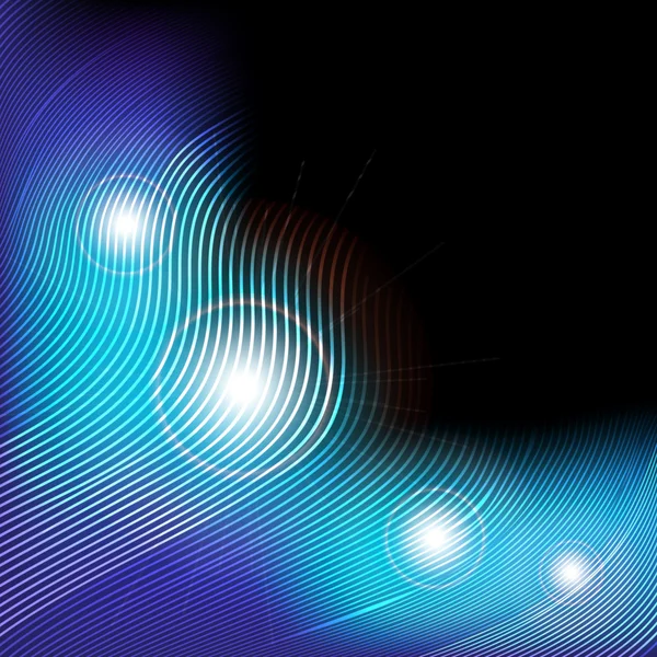 Ondes lumineuses — Image vectorielle