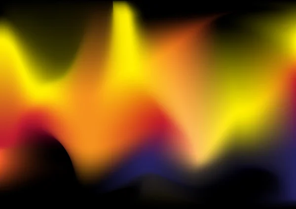Flammes abstraites — Image vectorielle