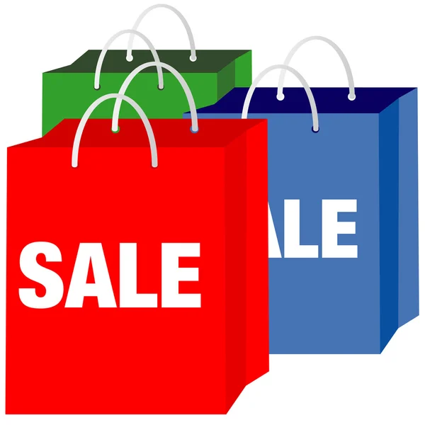 Εμπορικό τσάντες - πώληση — Διανυσματικό Αρχείο