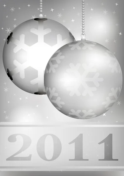 Nový rok 2011 pozadí — Stockový vektor