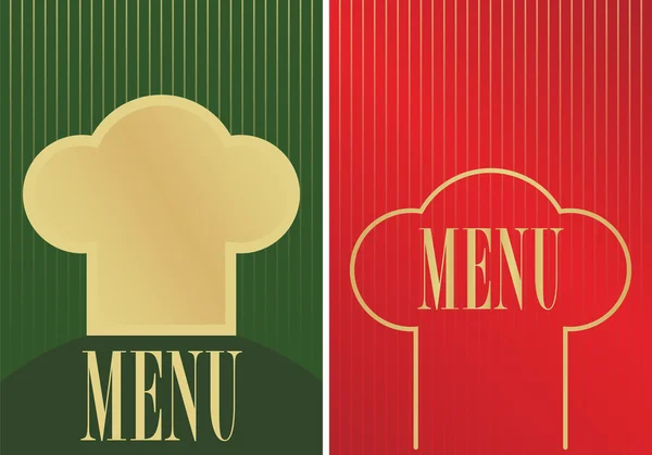 Cartes de menu — Image vectorielle