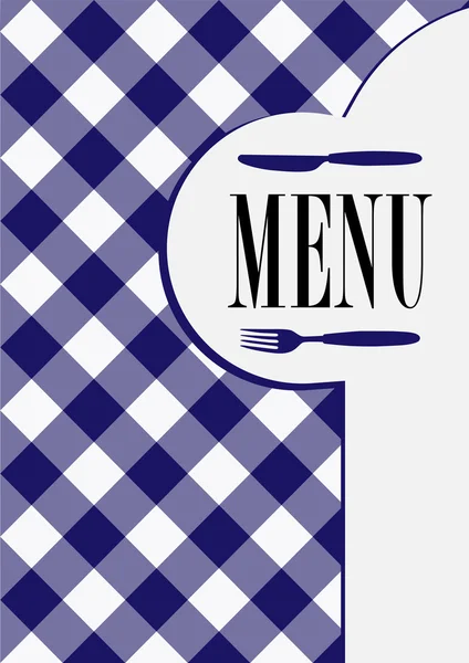 Conception de carte de menu — Image vectorielle